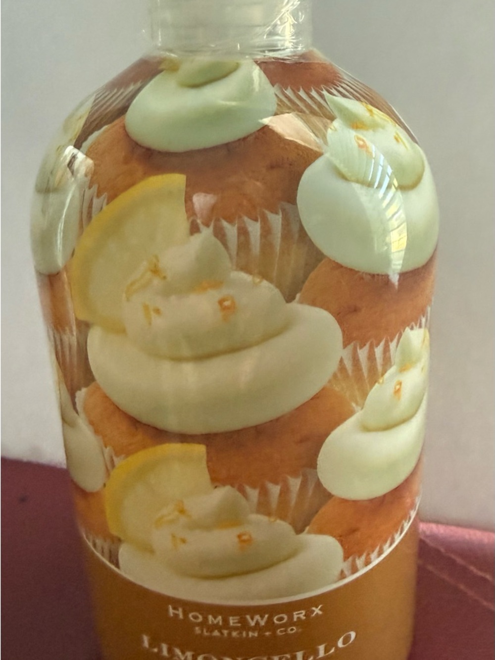 Homeworx Limoncello Cupcake Gel Hand Soap Infused With Essential Oils New - Picture 3 of 5